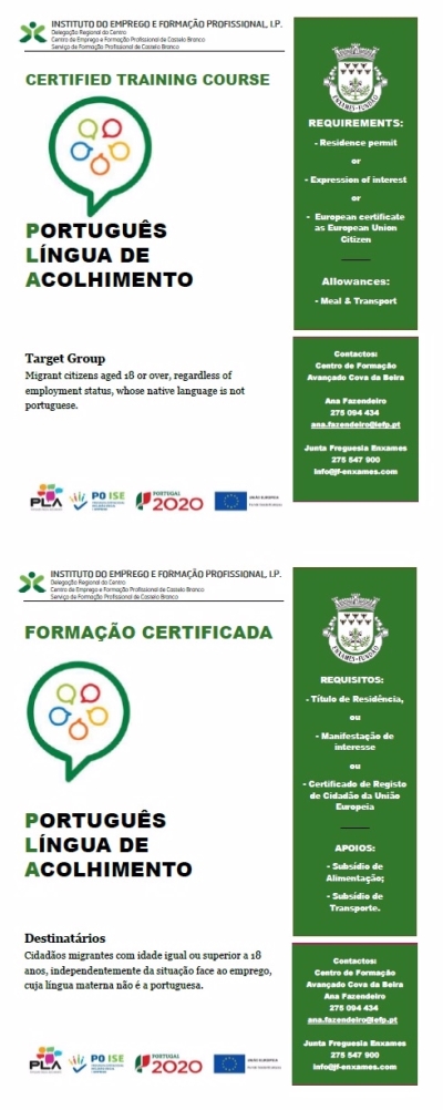 CURSO DE PORTUGUÊS LÍNGUA DE ACOLHIMENTO | INSCRIÇÕES ABERTAS