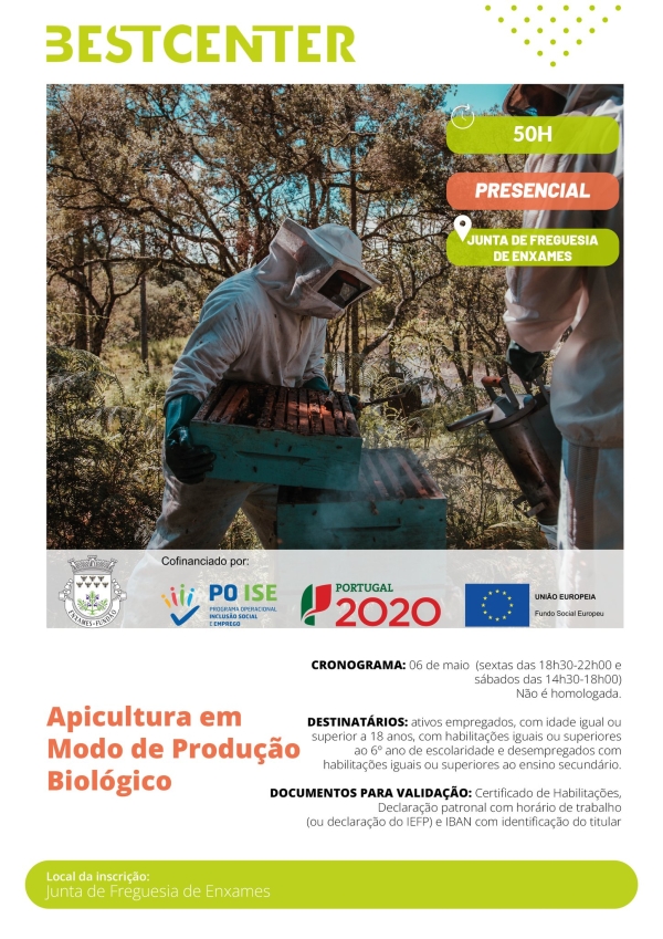 Apicultura em Modo de Produção Biológico (Financiada)