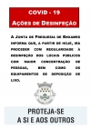 Realização de ações de desinfeção na Freguesia