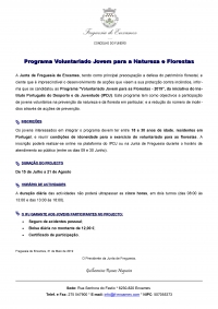 Programa Voluntariado Jovem para a Natureza e Florestas 2019