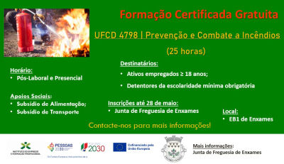 FORMAÇÃO CERTIFICADA GRATUITA | PREVENÇÃO E COMBATE A INCÊNDIOS