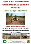CANDIDATURA AO SUBSÍDIO AGRÍCOLA 2024 | 22 de MARÇO