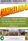 CANCELADO | Candidaturas ao Subsídio Agrícola 2020 | 28 de Março | FREGUESIA DE ENXAMES