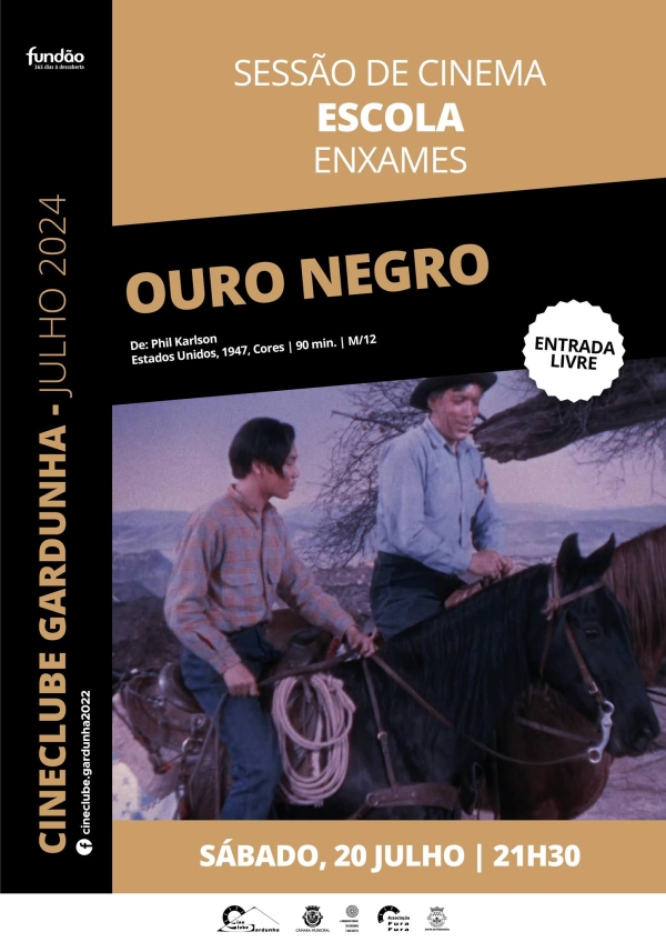 SESSÃO DE CINEMA | OURO NEGRO | 20 DE JULHO DE 2024