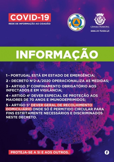 Covid - 19 - Informação - Fase de Mitigação
