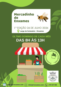 MERCADINHO DA FREGUESIA DE ENXAMES | INSCRIÇÕES ABERTAS